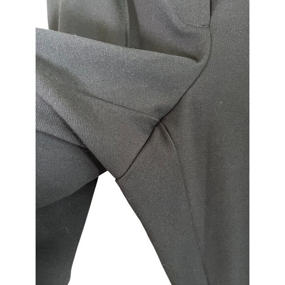 Lane Bryant Ponte Pant 24 Black Career Neutral Staple Minimalist Flare Retro 80s - Picture 3 of 11